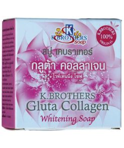 K BROTHERS GLUTA COLLAGEN WHITENING SOAP 50g