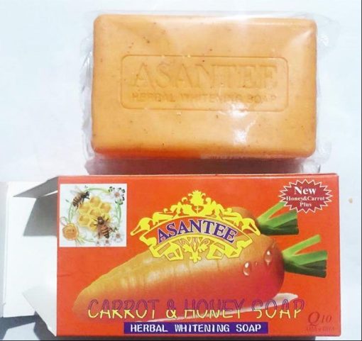 ASANTEE CARROT AND HONEY WHITENING SOAP 150g
