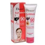 DISAAR SUNBLOCK CREAM SPF+ 90 SUNSCREEN cream REFRESHING SUNBLOCK WATER PROOF 150ml