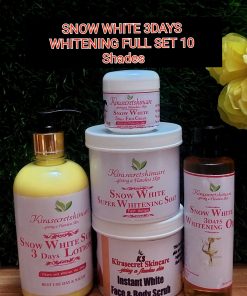 SNOW WHITE 3days WHITENING FULL Set 10 Shades WHITENING 2kg