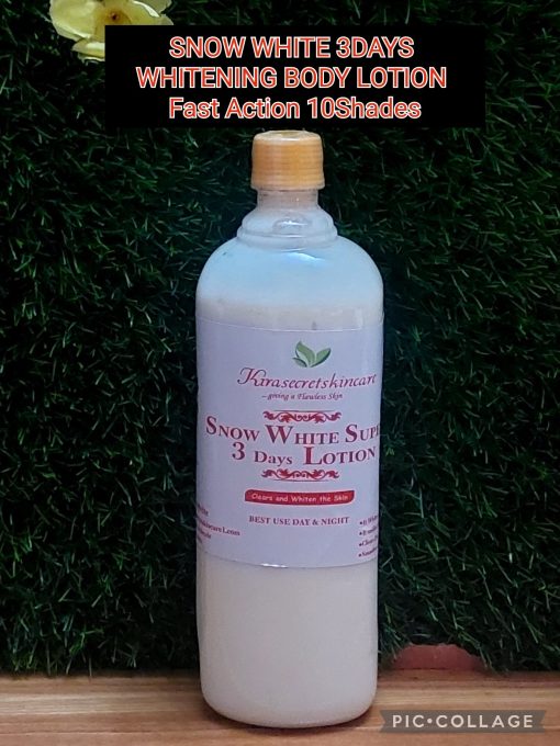 SNOW WHITE 3days WHITENING BODY LOTION VERY STRONG WHITENING 15Shades 1LITER