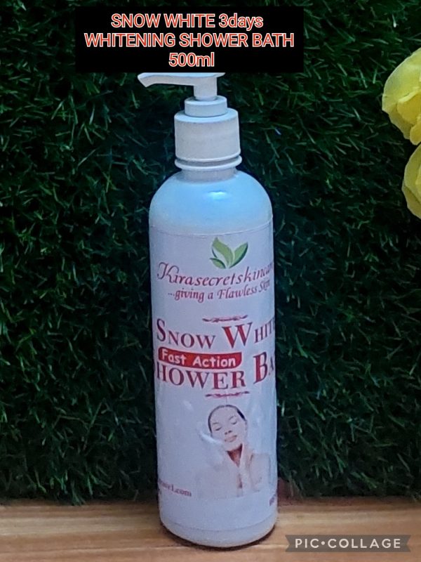 SNOW WHITE 3Days SHOWER BATH FAST ACTION 15 Shades 500ML
