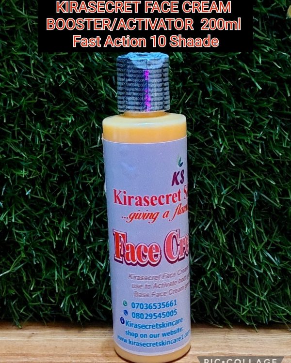 FACE CREAM BOOSTER FAST ACTION 200ml to activate your face cream product