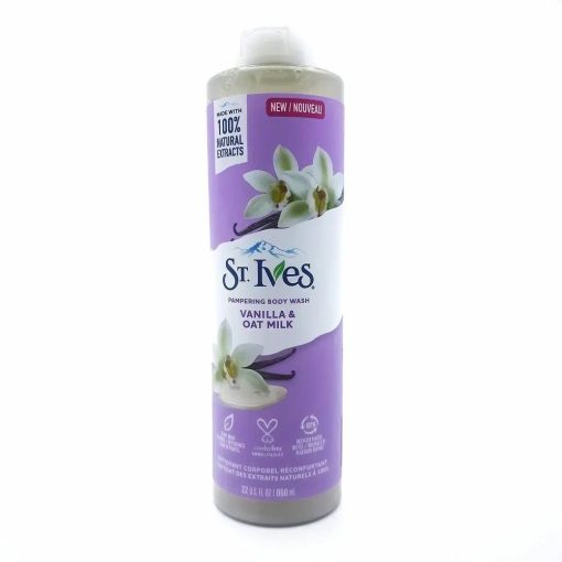 ST IVES PAMPERING BODY WASH VANILLA & OAT MILK 750ml