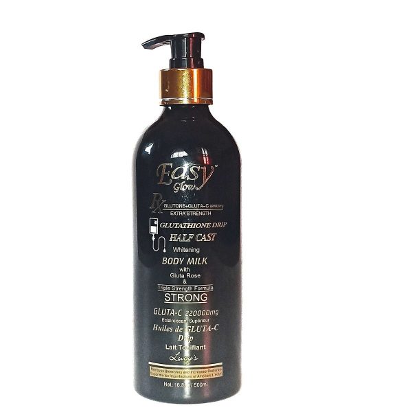 EASY GLOW HALFCAST STRONG WHITENING BODY MILK LOTION 500ml