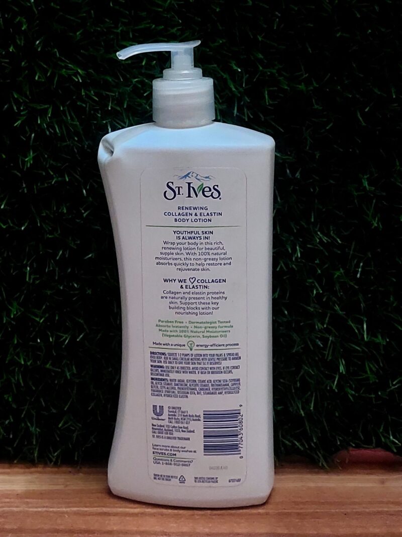 ST IVES RENEWING COLLAGEN & ELASTIN BODY LOTION 650ml - Image 2