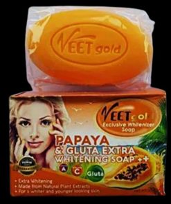 VEETGOLD PAPAYA & GLUTA EXTRA WHITENING SOAP 200g