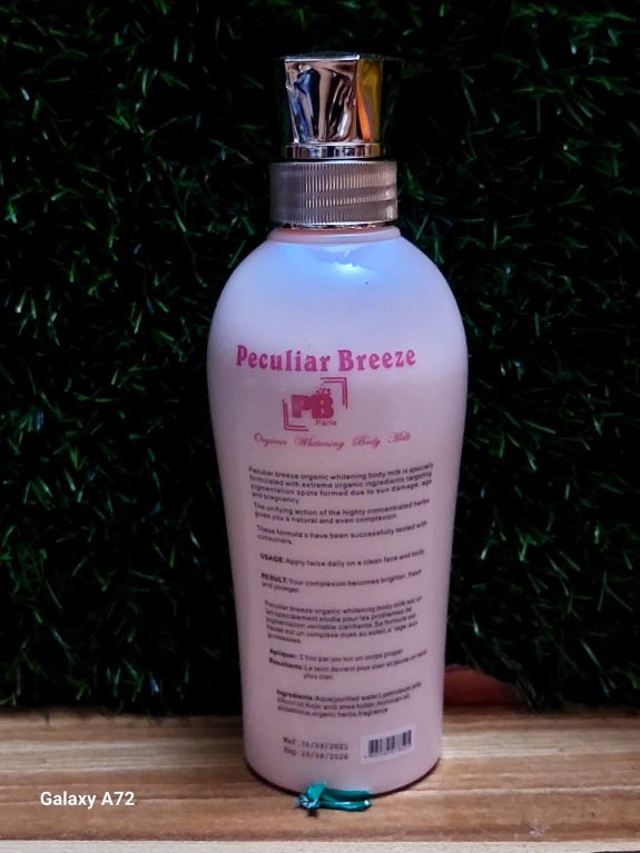 PECULIAR BREEZE ORGANIC WHITENING BODY MILK 500ml