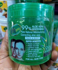 VEETGOLD 99% ALOE VERA GEL WHITENING PURE NATURAL MOISTURIZING CORRECTING 500ml