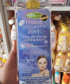 VEETGOLD FROZEN COLLAGEN 2 IN 1 WHITENING OIL 1 LITER