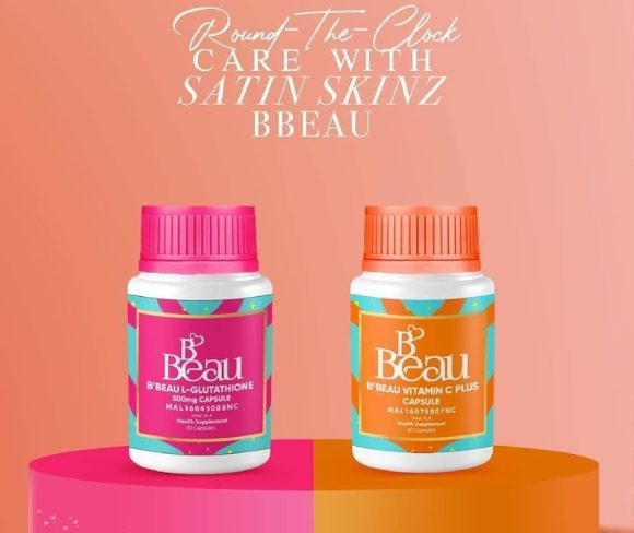 B BEAU L GLUTATHIONE 500MG + VITAMIN C SATIN SKINZ