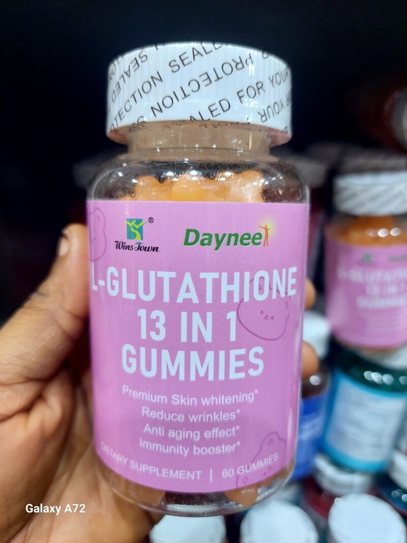 GLUTATHIONE 13 in 1 GUMMIES PREMIUM SKIN WHITENING 60 GUMMIES 300mg
