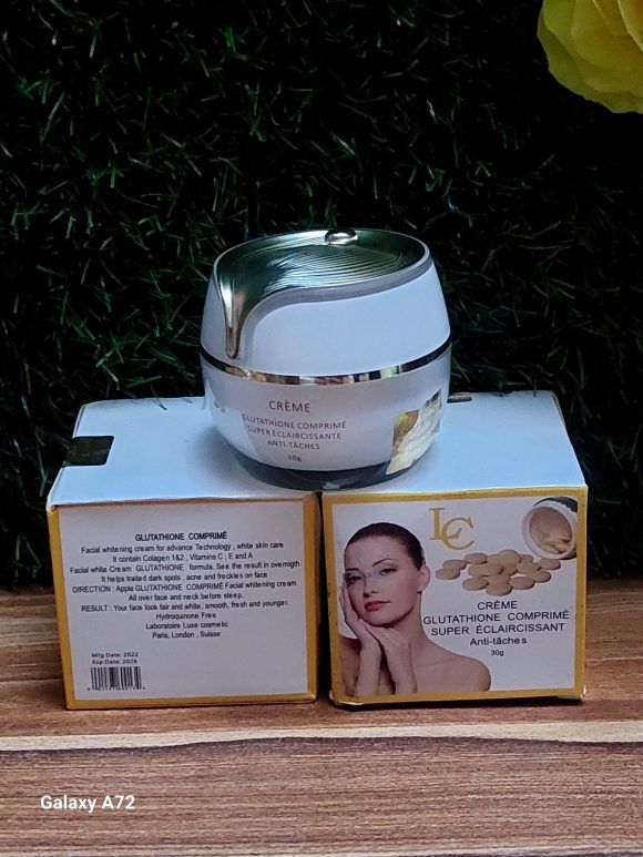 GLUTATHIONE COMPRIME SUPER FORT WHITENING FACE CREAM 30mg
