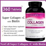 NEOCELL SUPER COLLAGEN + VITAMIN C & BIOTIN SUPPLEMENT 360 tablets 450g