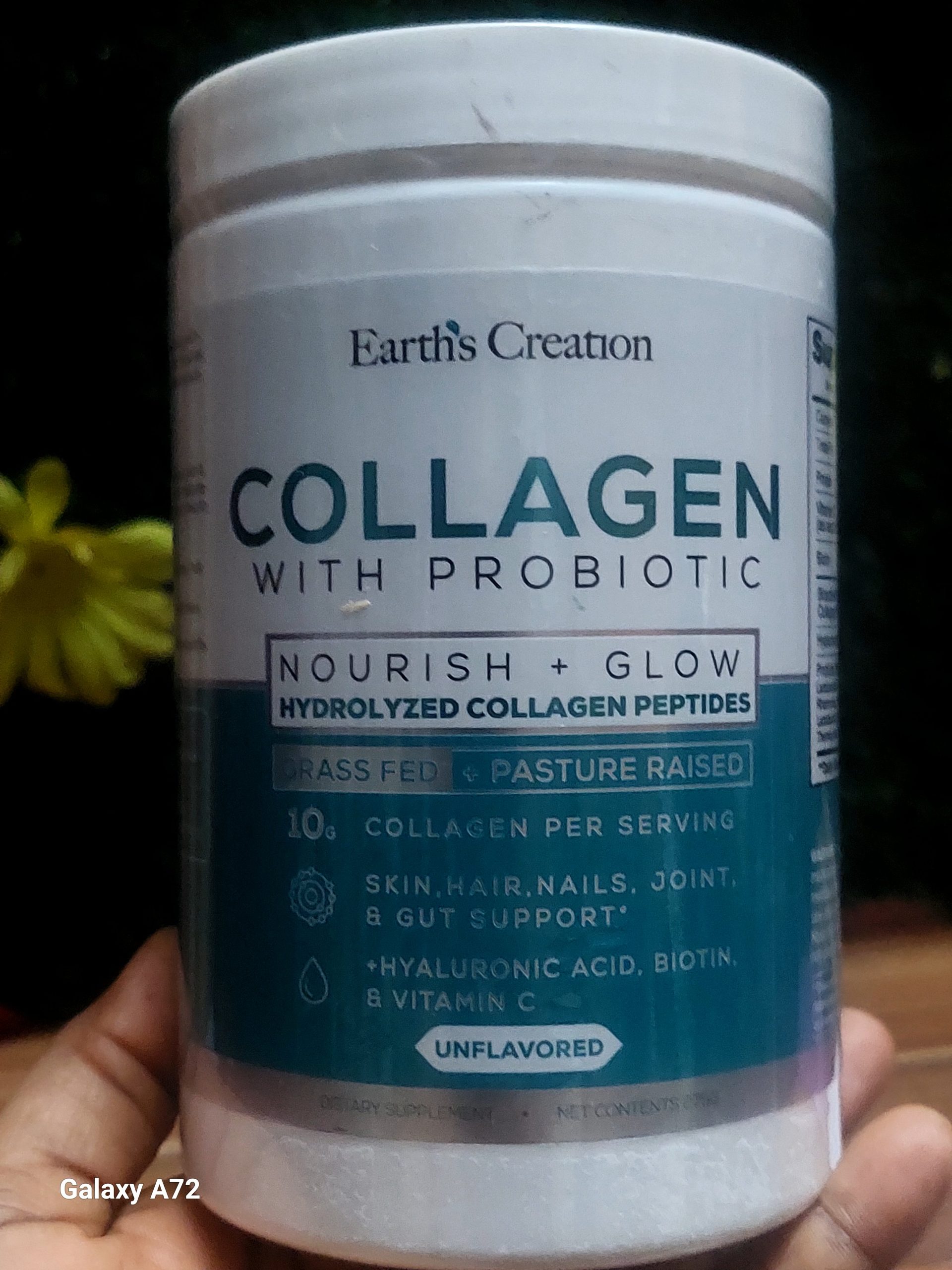 EARTH'S CREATION COLLAGEN WITH PRO BIOTIC NOURISH + GLOW SUPPLEMENT 400ml to clear Wrinkle