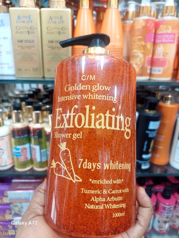 GOLDEN GLOW INTENSIVE WHITENING EXFOLIATING  SHOWER GEL 1000ml