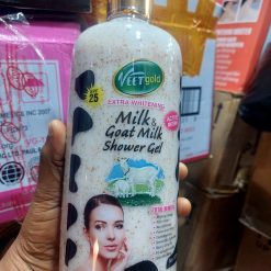 VEETGOLD MILK & GOAT MILK SHOWER GEL EXTRA WHITENING spf25 1000ml