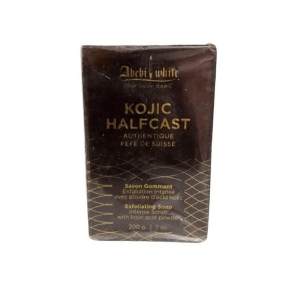 ABEBI WHITE KOJIC HALFCAST EXFOLIATING SOAP 200g