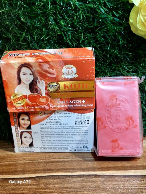 KOJIC TOMATO COLLAGEN +WHITENING SOAP 200g