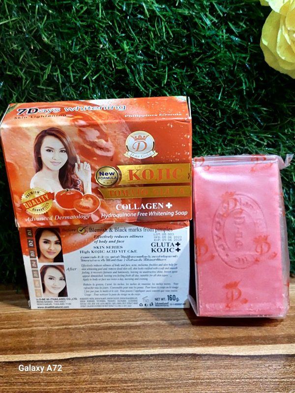 KOJIC TOMATO COLLAGEN +WHITENING SOAP 200g