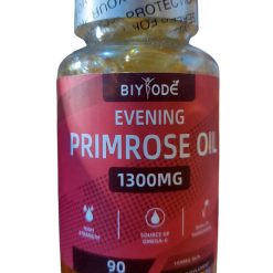 EVENING PRIME ROSE OIL SUPPLEMENT 1300mg
90 SOFTGEL SUPPLEMENT 109g For Youthful,Glow and White Skin