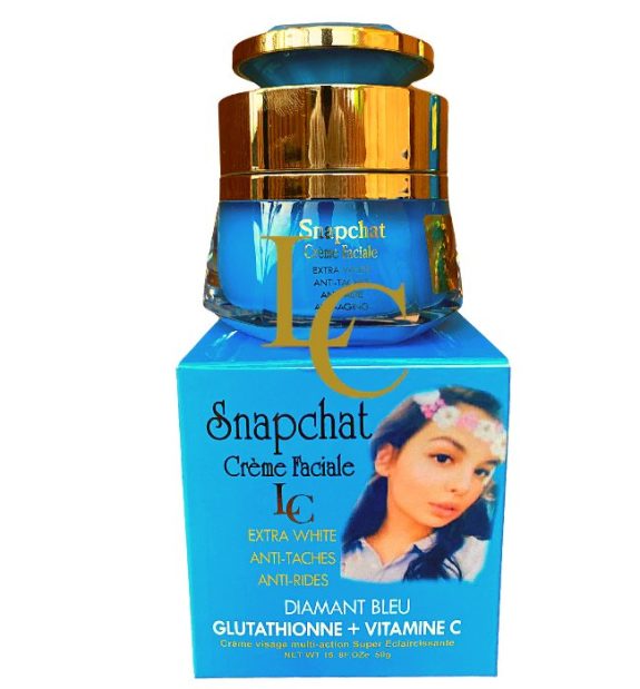 SNAP CHAT DIAMANT GLUTATHIONE + VITAMIN C ANTI TACHE ,ANTI AGEING FACE CREAM 50g