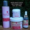 SNOW WHITE 3DAYS WHITENING FACE FULL SET 15SHADE VERY STRONG WHITENING 550g To clear Bkemishes,darkspot and Whiten the face