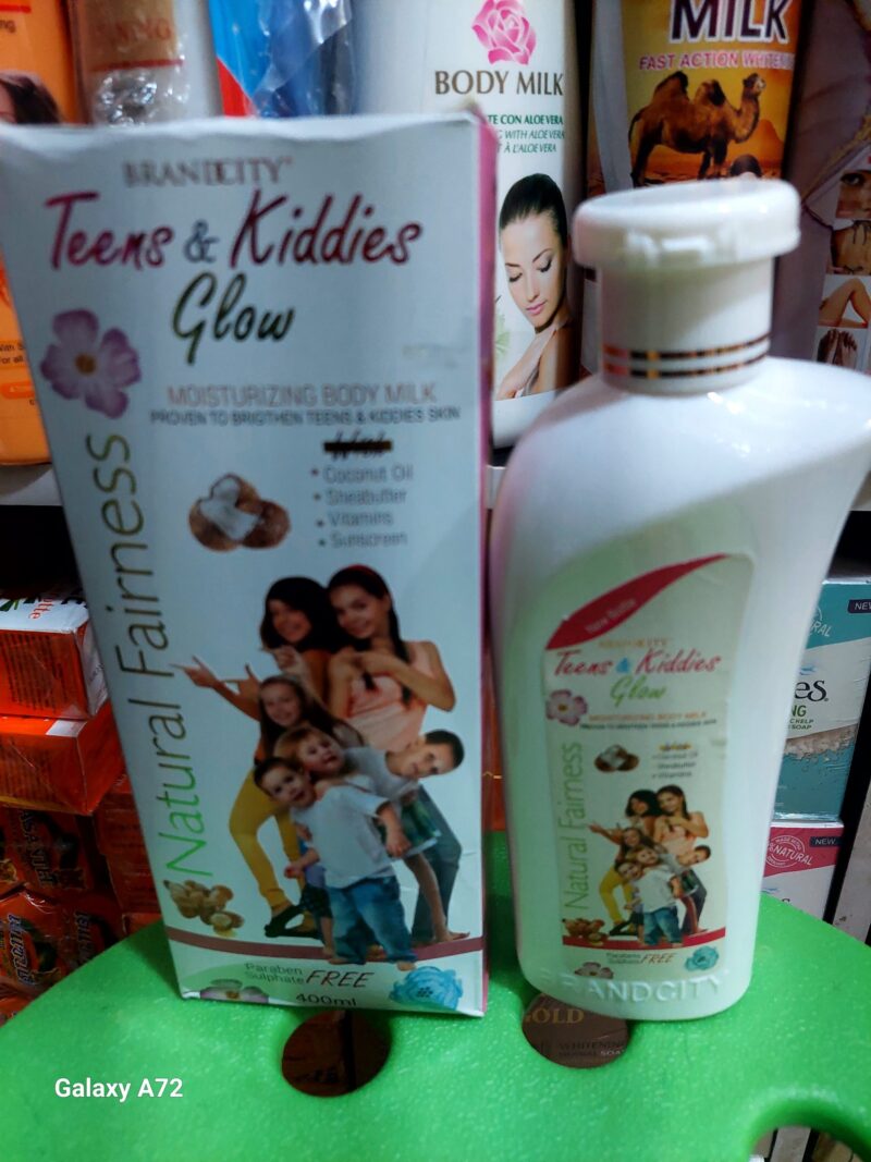 TEENS & KIDDIES NATURAL FAIRNESS GLOW LOTION 400ml - Image 2