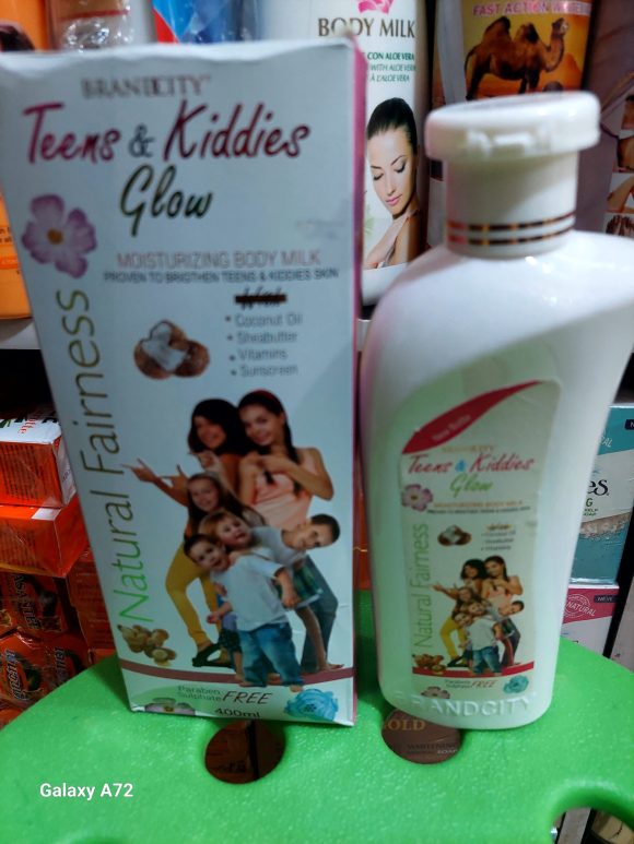 TEENS & KIDDIES NATURAL FAIRNESS GLOW LOTION 400ml