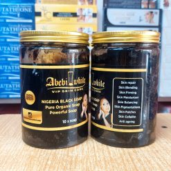 ABEBI WHITE NIGERIA BLACK SOAP PURE ORGANIC SOAP 500g