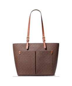 Michael Kors Jet Set Medium Logo Pocket Tote Bag