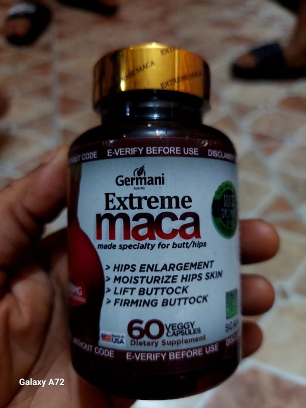 ULTIMATE EXTREME MACA FOR HIPS & BUTTS ENLARGEMENT 60 CAPSULES