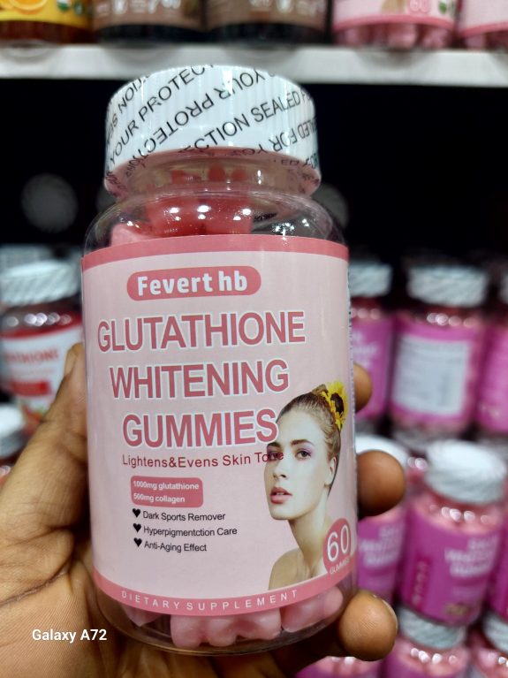 GLUTATHIONE WHITENING 60 GUMMIES SUPPLEMENT 250ml