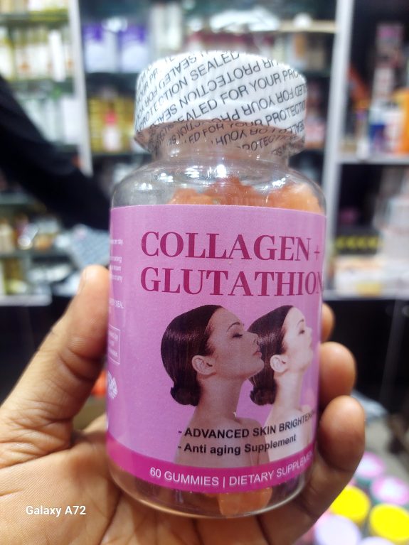 COLLAGEN GLUTATHIONE 60 GUMMIES SUPPLEMENT 300g