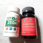 28 DAYS SLIMMING CAPSULE & 28 DETOX FLAT TUMMY CAPSULE 60 CAPSULE 400g Fat burner very Effective