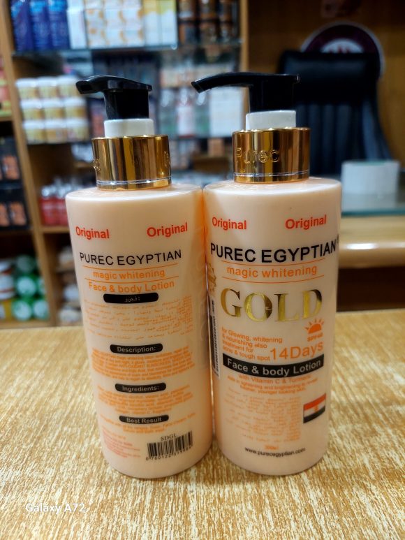 PUREC EGYPTIAN MAGIC WHITENING GOLD LOTION 14 DAYS 300ml - Image 2