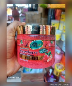 VEETGOLD STRAWBERRY SUGAR FACE & BODY SCRUB 500g