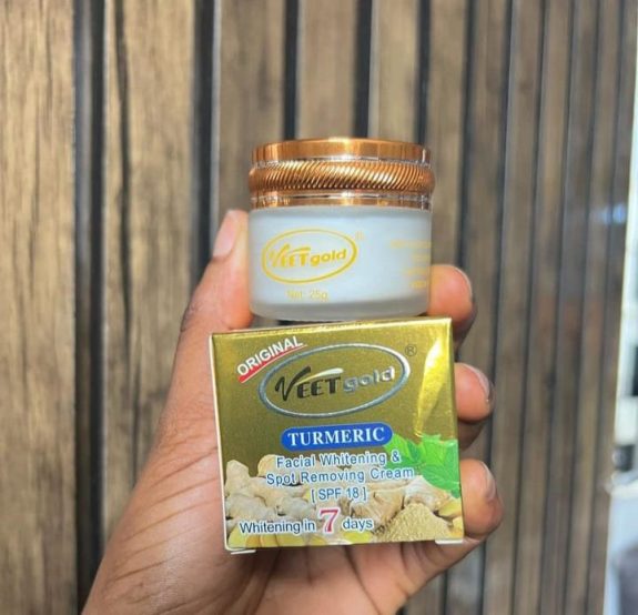 VEETGOLD TURMERIC WHITENING FACE CREAM SPF 18 50G