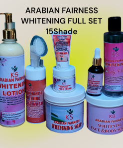 ARABIAN FAIRNESS WHITENING FULLER SET 15shade 2.5kg Super Skin Whitening