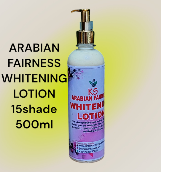 ARABIAN FAIRNESS WHITENING LOTION 15SHADE STRONG WHITENING 500ML