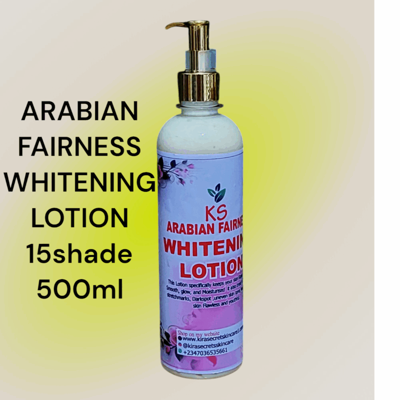 ARABIAN FAIRNESS WHITENING LOTION 15SHADE STRONG WHITENING 500ML