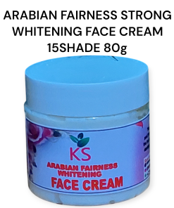 ARABIAN FAIRNESS WHITENING FACE CREAM 15SHADE STRONG WHITENING 80G