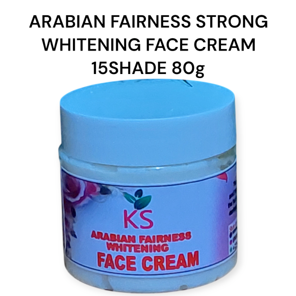 ARABIAN FAIRNESS WHITENING FACE CREAM 15SHADE STRONG WHITENING 80G