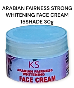 ARABIAN FAIRNESS WHITENING FACE CREAM 15SHADE STRONG WHITENING 30g