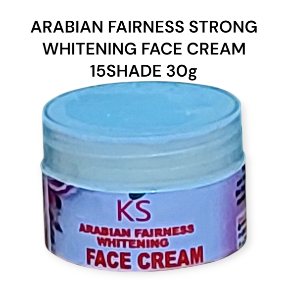 ARABIAN FAIRNESS WHITENING FACE CREAM 15SHADE STRONG WHITENING 30g