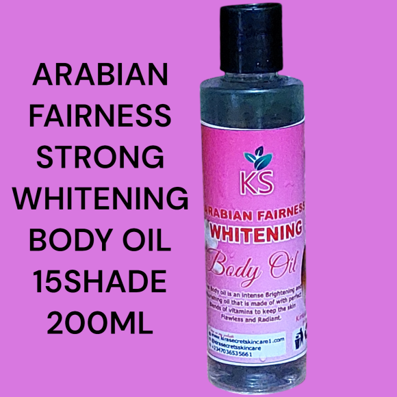 ARABIAN FAIRNESS WHITENING OIL 15SHADE STRONG WHITENING 200ML