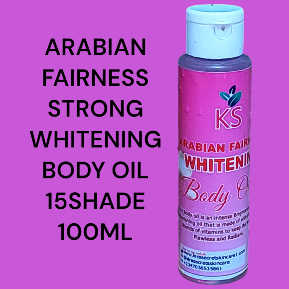 ARABIAN FAIRNESS WHITENING BODY OIL 15SHADE STRONG WHITENING 100ML