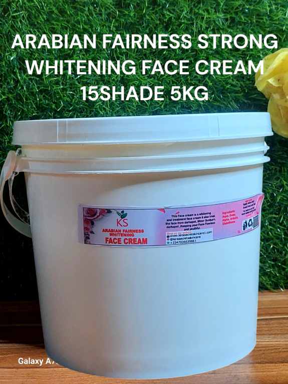 ARABIAN FAIRNESS WHITENING FACE CREAM STRONG WHITENING 15SHADE 5KG