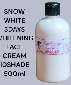 SNOW WHITE 3DAYS WHITENING FACE CREAM 15SHADE 500ML STRONG WHITENING