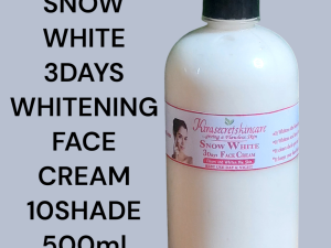 SNOW WHITE 3DAYS WHITENING FACE CREAM 15SHADE 500ML STRONG WHITENING